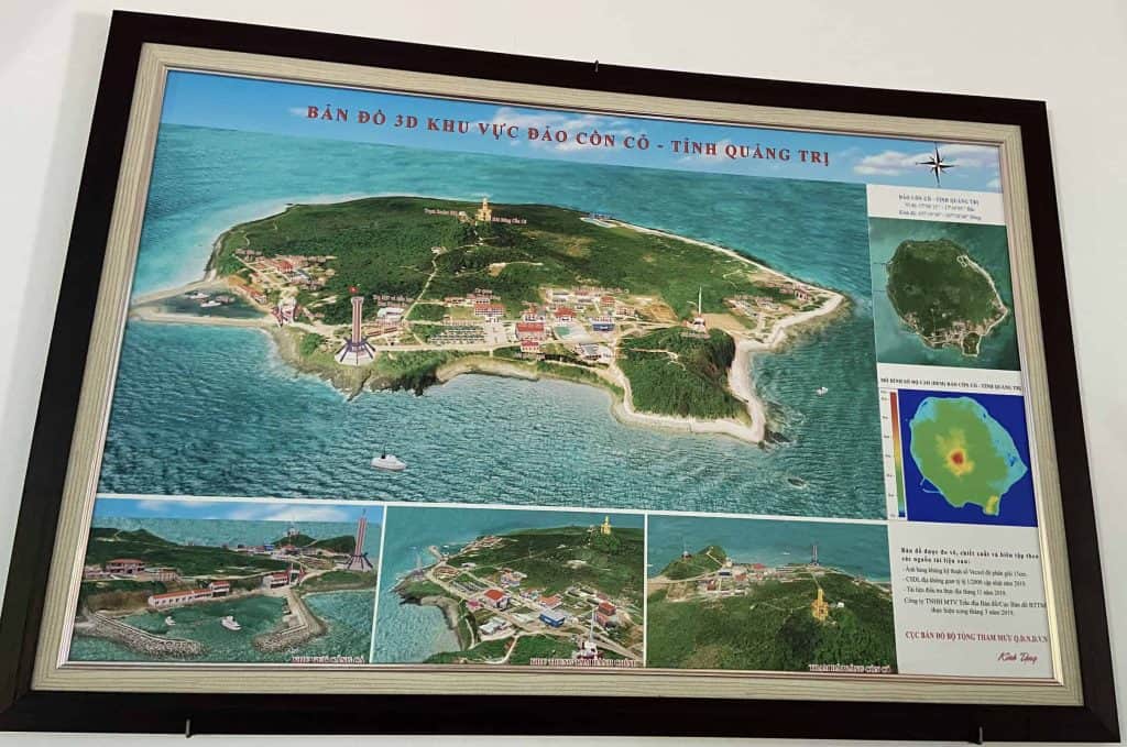 Bản đồ 3D Đảo Cồn Cỏ