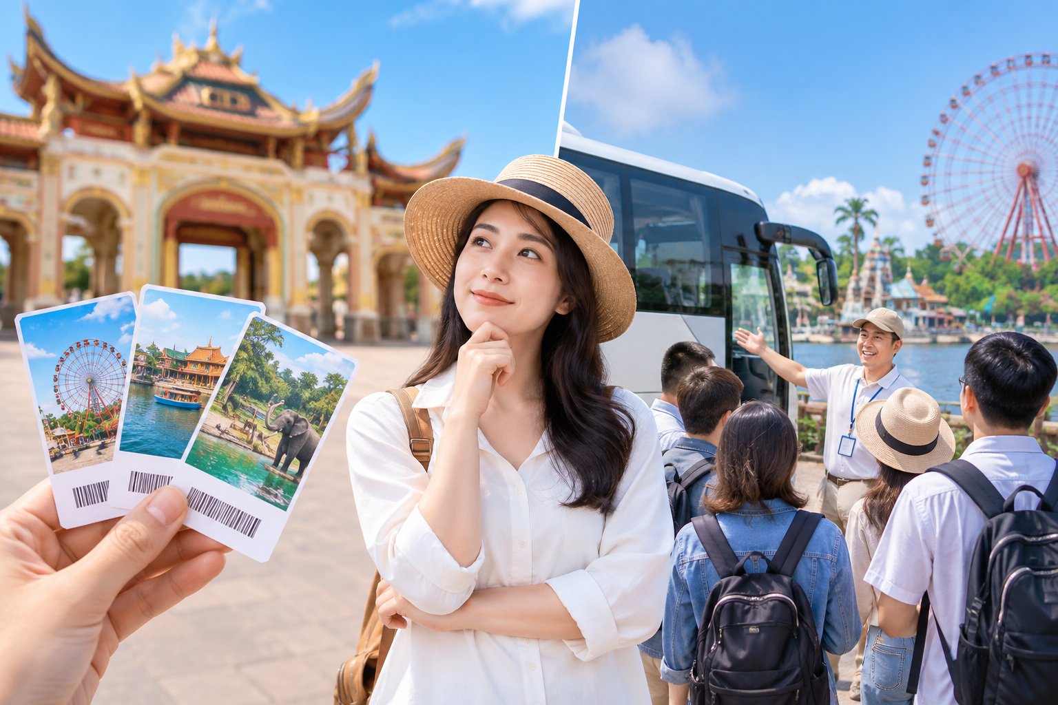 Ảnh minh hoạ: Giá vé Vinpearl Nam Hội An: Cách kiểm tra, đặt vé
